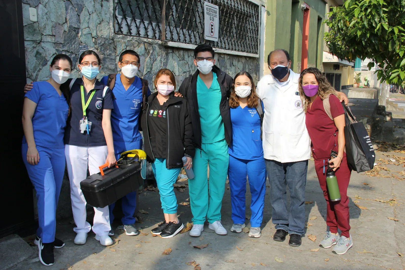 A team of dentists and dental staff